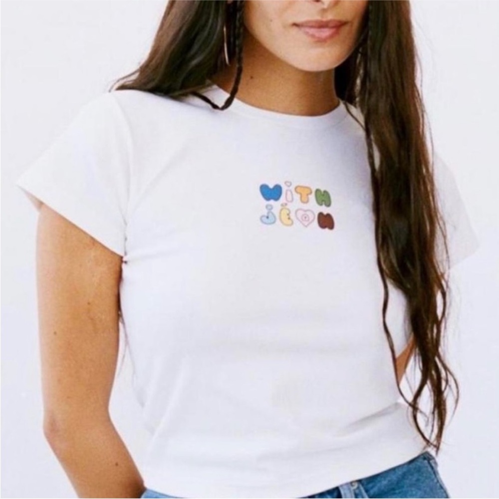 With Jean shirt